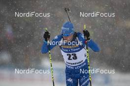 09.03.2019, Oestersund, Sweden (SWE): Lukas Hofer (ITA) - IBU world championships biathlon, sprint men, Oestersund (SWE). www.nordicfocus.com. © Manzoni/NordicFocus. Every downloaded picture is fee-liable.