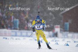 09.03.2019, Oestersund, Sweden (SWE): Sebastian Samuelsson (SWE) - IBU world championships biathlon, sprint men, Oestersund (SWE). www.nordicfocus.com. © Manzoni/NordicFocus. Every downloaded picture is fee-liable.