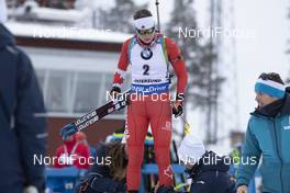 08.03.2019, Oestersund, Sweden (SWE): Megan Bankes (CAN) - IBU world championships biathlon, sprint women, Oestersund (SWE). www.nordicfocus.com. © Manzoni/NordicFocus. Every downloaded picture is fee-liable.