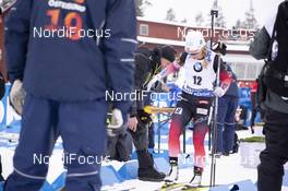 08.03.2019, Oestersund, Sweden (SWE): Tiril Eckhoff (NOR) - IBU world championships biathlon, sprint women, Oestersund (SWE). www.nordicfocus.com. © Manzoni/NordicFocus. Every downloaded picture is fee-liable.