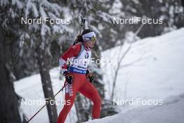 08.03.2019, Oestersund, Sweden (SWE): Megan Bankes (CAN) - IBU world championships biathlon, sprint women, Oestersund (SWE). www.nordicfocus.com. © Manzoni/NordicFocus. Every downloaded picture is fee-liable.