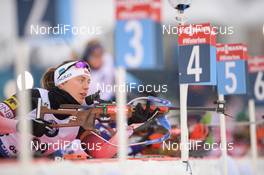 08.03.2019, Oestersund, Sweden (SWE): Synnoeve Solemdal (NOR) - IBU world championships biathlon, sprint women, Oestersund (SWE). www.nordicfocus.com. © Tumashov/NordicFocus. Every downloaded picture is fee-liable.