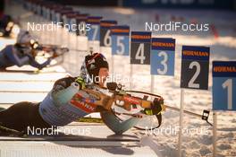 11.03.2019, Oestersund, Sweden (SWE): Justine Braisaz (FRA) - IBU world championships biathlon, training, Oestersund (SWE). www.nordicfocus.com. © Tumashov/NordicFocus. Every downloaded picture is fee-liable.