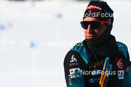 11.03.2019, Oestersund, Sweden (SWE): Quentin Fillon Maillet (FRA) - IBU world championships biathlon, training, Oestersund (SWE). www.nordicfocus.com. © Tumashov/NordicFocus. Every downloaded picture is fee-liable.
