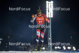 04.12.2019, Oestersund, Sweden, (SWE): Julian Eberhard (AUT) - IBU world cup biathlon, individual men, Oestersund (SWE). www.nordicfocus.com. © Nico Manzoni/NordicFocus. Every downloaded picture is fee-liable.