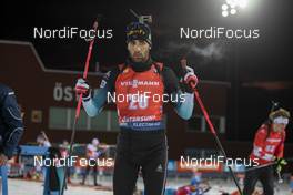 04.12.2019, Oestersund, Sweden, (SWE): Martin Fourcade (FRA) - IBU world cup biathlon, individual men, Oestersund (SWE). www.nordicfocus.com. © Nico Manzoni/NordicFocus. Every downloaded picture is fee-liable.