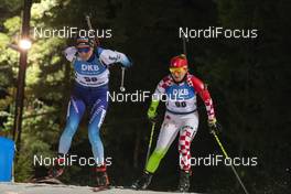 05.12.2019, Oestersund, Sweden, (SWE): Selina Gasparin (SUI), Nika Blazenic (CRO) - IBU world cup biathlon, individual women, Oestersund (SWE). www.nordicfocus.com. © Nico Manzoni/NordicFocus. Every downloaded picture is fee-liable.