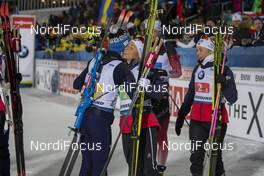 30.11.2019, Oestersund, Sweden, (SWE): Tarjei Boe (NOR), Tiril Eckhoff (NOR), Johannes Thingnes Boe (NOR), Ingrid Landmark Tandrevold (NOR) - IBU world cup biathlon, relay mixed, Oestersund (SWE). www.nordicfocus.com. © Nico Manzoni/NordicFocus. Every downloaded picture is fee-liable.