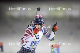 30.11.2019, Oestersund, Sweden, (SWE): Alex Howe (USA) - IBU world cup biathlon, relay mixed, Oestersund (SWE). www.nordicfocus.com. © Manzoni/NordicFocus. Every downloaded picture is fee-liable.
