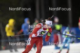 30.11.2019, Oestersund, Sweden, (SWE): Nadia Moser (CAN) - IBU world cup biathlon, relay mixed, Oestersund (SWE). www.nordicfocus.com. © Manzoni/NordicFocus. Every downloaded picture is fee-liable.