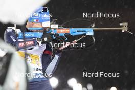 30.11.2019, Oestersund, Sweden, (SWE): Lukas Hofer (ITA) - IBU world cup biathlon, relay mixed, Oestersund (SWE). www.nordicfocus.com. © Manzoni/NordicFocus. Every downloaded picture is fee-liable.