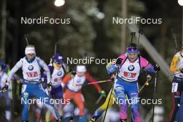 30.11.2019, Oestersund, Sweden, (SWE): Ekaterina Yurlova-Percht (RUS) - IBU world cup biathlon, relay mixed, Oestersund (SWE). www.nordicfocus.com. © Manzoni/NordicFocus. Every downloaded picture is fee-liable.
