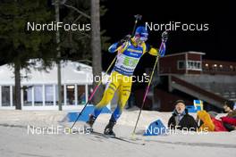 07.12.2019, Oestersund, Sweden, (SWE): Jesper Nelin (SWE) - IBU world cup biathlon, relay men, Oestersund (SWE). www.nordicfocus.com. © Nico Manzoni/NordicFocus. Every downloaded picture is fee-liable.