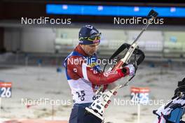 07.12.2019, Oestersund, Sweden, (SWE): Andrejs Rastorgujevs (LAT) - IBU world cup biathlon, relay men, Oestersund (SWE). www.nordicfocus.com. © Nico Manzoni/NordicFocus. Every downloaded picture is fee-liable.