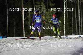 07.12.2019, Oestersund, Sweden, (SWE): Artem Pryma (UKR), Jakov Fak (SLO) - IBU world cup biathlon, relay men, Oestersund (SWE). www.nordicfocus.com. © Nico Manzoni/NordicFocus. Every downloaded picture is fee-liable.