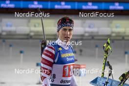 07.12.2019, Oestersund, Sweden, (SWE): Sean Doherty (USA) - IBU world cup biathlon, relay men, Oestersund (SWE). www.nordicfocus.com. © Nico Manzoni/NordicFocus. Every downloaded picture is fee-liable.
