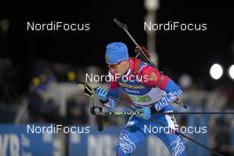 07.12.2019, Oestersund, Sweden, (SWE): Dmitry Malyshko (RUS) - IBU world cup biathlon, relay men, Oestersund (SWE). www.nordicfocus.com. © Manzoni/NordicFocus. Every downloaded picture is fee-liable.