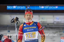 07.12.2019, Oestersund, Sweden, (SWE): Xingyuan Yan (CHN) - IBU world cup biathlon, relay men, Oestersund (SWE). www.nordicfocus.com. © Nico Manzoni/NordicFocus. Every downloaded picture is fee-liable.
