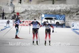 07.12.2019, Oestersund, Sweden, (SWE): Johannes Thingnes Boe (NOR), Tarjei Boe (NOR), (l-r) - IBU world cup biathlon, relay men, Oestersund (SWE). www.nordicfocus.com. © Manzoni/NordicFocus. Every downloaded picture is fee-liable.