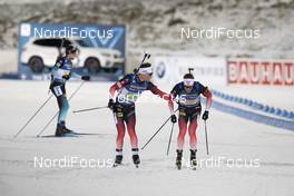 07.12.2019, Oestersund, Sweden, (SWE): Erlend Bjoentegaard (NOR), Tarjei Boe (NOR), (l-r) - IBU world cup biathlon, relay men, Oestersund (SWE). www.nordicfocus.com. © Manzoni/NordicFocus. Every downloaded picture is fee-liable.