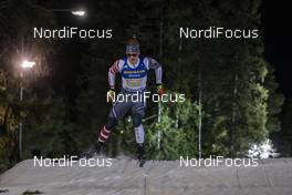 07.12.2019, Oestersund, Sweden, (SWE): Alex Howe (USA) - IBU world cup biathlon, relay men, Oestersund (SWE). www.nordicfocus.com. © Nico Manzoni/NordicFocus. Every downloaded picture is fee-liable.