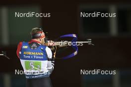 07.12.2019, Oestersund, Sweden, (SWE): Simon Eder (AUT) - IBU world cup biathlon, relay men, Oestersund (SWE). www.nordicfocus.com. © Manzoni/NordicFocus. Every downloaded picture is fee-liable.