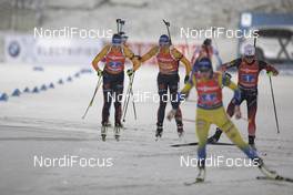 08.12.2019, Oestersund, Sweden, (SWE): Franziska Preuss (GER), Vanessa Hinz (GER), (l-r) - IBU world cup biathlon, relay women, Oestersund (SWE). www.nordicfocus.com. © Manzoni/NordicFocus. Every downloaded picture is fee-liable.
