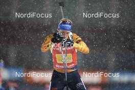 08.12.2019, Oestersund, Sweden, (SWE): Vanessa Hinz (GER) - IBU world cup biathlon, relay women, Oestersund (SWE). www.nordicfocus.com. © Manzoni/NordicFocus. Every downloaded picture is fee-liable.