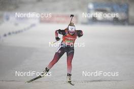 08.12.2019, Oestersund, Sweden, (SWE): Ingrid Landmark Tandrevold (NOR) - IBU world cup biathlon, relay women, Oestersund (SWE). www.nordicfocus.com. © Manzoni/NordicFocus. Every downloaded picture is fee-liable.