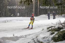 08.12.2019, Oestersund, Sweden, (SWE): Mona Brorsson (SWE) - IBU world cup biathlon, relay women, Oestersund (SWE). www.nordicfocus.com. © Nico Manzoni/NordicFocus. Every downloaded picture is fee-liable.