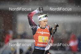 08.12.2019, Oestersund, Sweden, (SWE): Tiril Eckhoff (NOR) - IBU world cup biathlon, relay women, Oestersund (SWE). www.nordicfocus.com. © Manzoni/NordicFocus. Every downloaded picture is fee-liable.