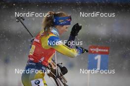 08.12.2019, Oestersund, Sweden, (SWE): Mona Brorsson (SWE) - IBU world cup biathlon, relay women, Oestersund (SWE). www.nordicfocus.com. © Manzoni/NordicFocus. Every downloaded picture is fee-liable.