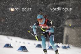 08.12.2019, Oestersund, Sweden, (SWE): Justine Braisaz (FRA) - IBU world cup biathlon, relay women, Oestersund (SWE). www.nordicfocus.com. © Manzoni/NordicFocus. Every downloaded picture is fee-liable.