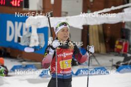 08.12.2019, Oestersund, Sweden, (SWE): Tiril Eckhoff (NOR) - IBU world cup biathlon, relay women, Oestersund (SWE). www.nordicfocus.com. © Nico Manzoni/NordicFocus. Every downloaded picture is fee-liable.