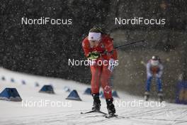 08.12.2019, Oestersund, Sweden, (SWE): Nadia Moser (CAN) - IBU world cup biathlon, relay women, Oestersund (SWE). www.nordicfocus.com. © Manzoni/NordicFocus. Every downloaded picture is fee-liable.