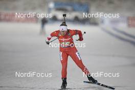 08.12.2019, Oestersund, Sweden, (SWE): Nadia Moser (CAN) - IBU world cup biathlon, relay women, Oestersund (SWE). www.nordicfocus.com. © Manzoni/NordicFocus. Every downloaded picture is fee-liable.