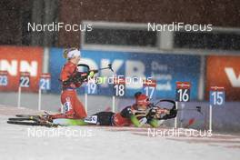 08.12.2019, Oestersund, Sweden, (SWE): Emma Lunder (CAN) - IBU world cup biathlon, relay women, Oestersund (SWE). www.nordicfocus.com. © Manzoni/NordicFocus. Every downloaded picture is fee-liable.