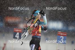 08.12.2019, Oestersund, Sweden, (SWE): Chloe Chevalier (FRA) - IBU world cup biathlon, relay women, Oestersund (SWE). www.nordicfocus.com. © Manzoni/NordicFocus. Every downloaded picture is fee-liable.