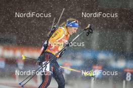 08.12.2019, Oestersund, Sweden, (SWE): Vanessa Hinz (GER) - IBU world cup biathlon, relay women, Oestersund (SWE). www.nordicfocus.com. © Manzoni/NordicFocus. Every downloaded picture is fee-liable.