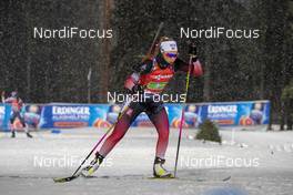 08.12.2019, Oestersund, Sweden, (SWE): Ingrid Landmark Tandrevold (NOR) - IBU world cup biathlon, relay women, Oestersund (SWE). www.nordicfocus.com. © Nico Manzoni/NordicFocus. Every downloaded picture is fee-liable.