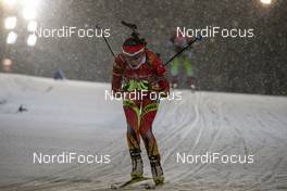 08.12.2019, Oestersund, Sweden, (SWE): Yan Zhang (CHN) - IBU world cup biathlon, relay women, Oestersund (SWE). www.nordicfocus.com. © Nico Manzoni/NordicFocus. Every downloaded picture is fee-liable.