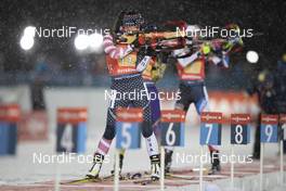 08.12.2019, Oestersund, Sweden, (SWE): Joanne Reid (USA) - IBU world cup biathlon, relay women, Oestersund (SWE). www.nordicfocus.com. © Manzoni/NordicFocus. Every downloaded picture is fee-liable.