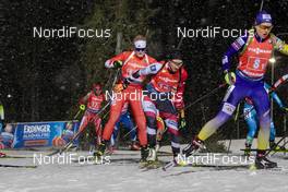 08.12.2019, Oestersund, Sweden, (SWE): Sarah Beaudry (CAN), Julia Schwaiger (AUT) - IBU world cup biathlon, relay women, Oestersund (SWE). www.nordicfocus.com. © Nico Manzoni/NordicFocus. Every downloaded picture is fee-liable.