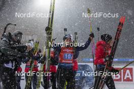 08.12.2019, Oestersund, Sweden, (SWE): Lena Haecki (SUI) - IBU world cup biathlon, relay women, Oestersund (SWE). www.nordicfocus.com. © Nico Manzoni/NordicFocus. Every downloaded picture is fee-liable.