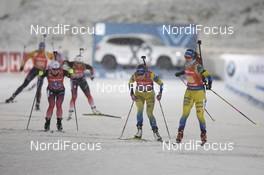 08.12.2019, Oestersund, Sweden, (SWE): Hanna Oeberg (SWE), Mona Brorsson (SWE), (l-r) - IBU world cup biathlon, relay women, Oestersund (SWE). www.nordicfocus.com. © Manzoni/NordicFocus. Every downloaded picture is fee-liable.