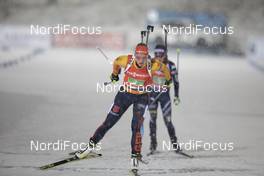 08.12.2019, Oestersund, Sweden, (SWE): Denise Herrmann (GER) - IBU world cup biathlon, relay women, Oestersund (SWE). www.nordicfocus.com. © Manzoni/NordicFocus. Every downloaded picture is fee-liable.