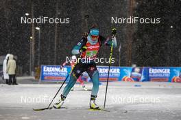 08.12.2019, Oestersund, Sweden, (SWE): Justine Braisaz (FRA) - IBU world cup biathlon, relay women, Oestersund (SWE). www.nordicfocus.com. © Nico Manzoni/NordicFocus. Every downloaded picture is fee-liable.