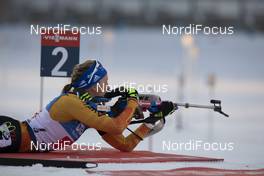 30.11.2019, Oestersund, Sweden, (SWE): Franziska Preuss (GER) - IBU world cup biathlon, single mixed relay, Oestersund (SWE). www.nordicfocus.com. © Manzoni/NordicFocus. Every downloaded picture is fee-liable.