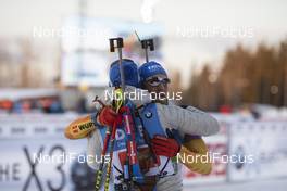 30.11.2019, Oestersund, Sweden, (SWE): Franziska Preuss (GER), Eric Lesser (GER), (l-r) - IBU world cup biathlon, single mixed relay, Oestersund (SWE). www.nordicfocus.com. © Manzoni/NordicFocus. Every downloaded picture is fee-liable.