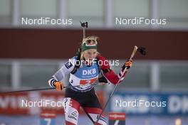 30.11.2019, Oestersund, Sweden, (SWE): Lisa Theresa Hauser (AUT) - IBU world cup biathlon, single mixed relay, Oestersund (SWE). www.nordicfocus.com. © Manzoni/NordicFocus. Every downloaded picture is fee-liable.